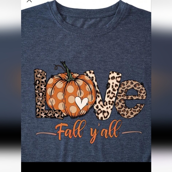 SHEIN Love Fall Y'all Tee - Picture 3 of 5